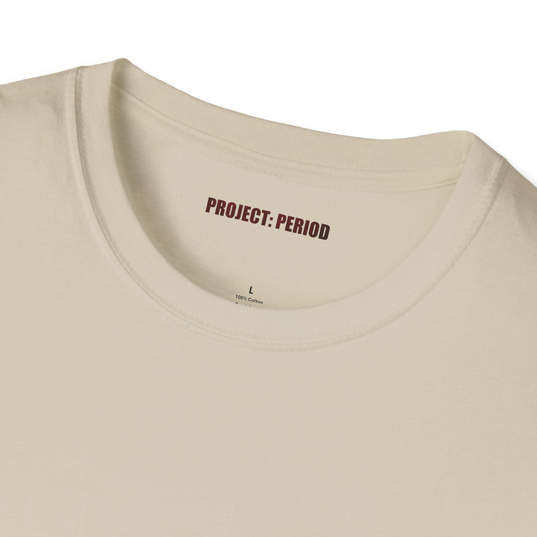 Tan Shirt With French Writing Project Period