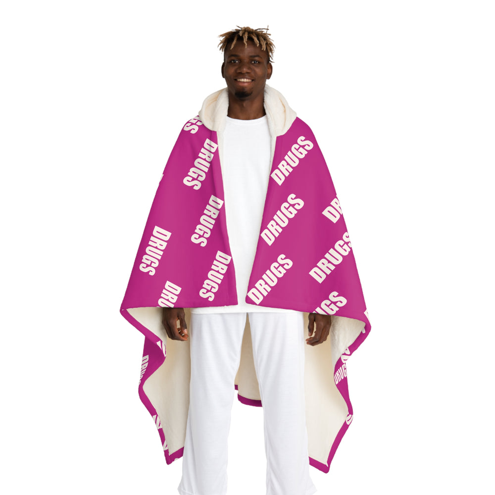 Pink Drugs Hooded Fleece Sherpa