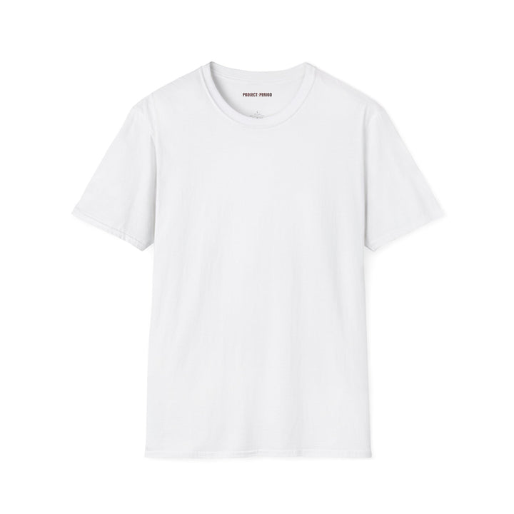 White Graphic French Writing Tee Shirt