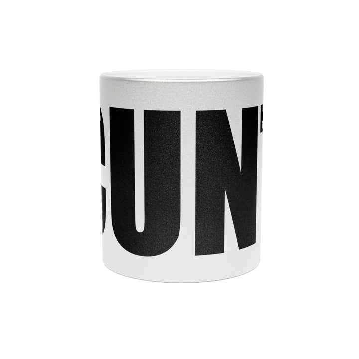 Cunt Silver Metallic Mug