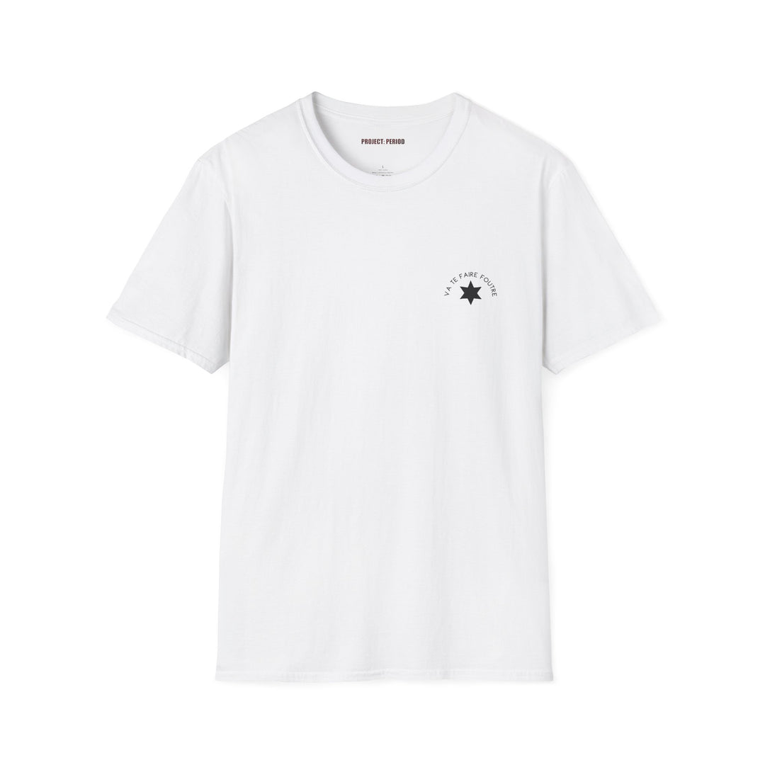 White French Graphic Tee Shirt