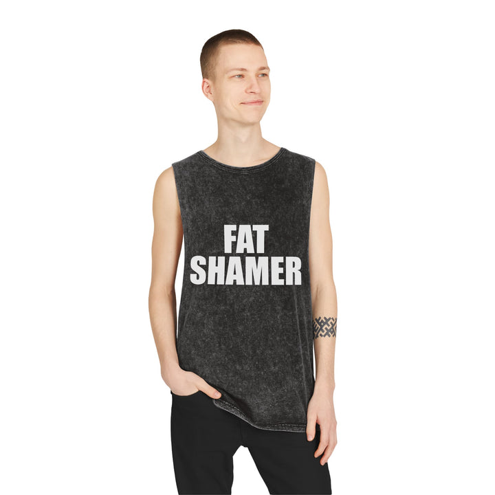 Unisex Fat Shamer Tank Top