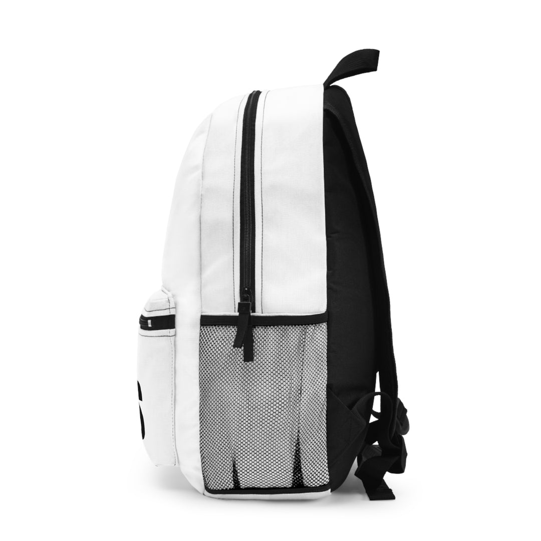 Drugs White Backpack With Side Pocket