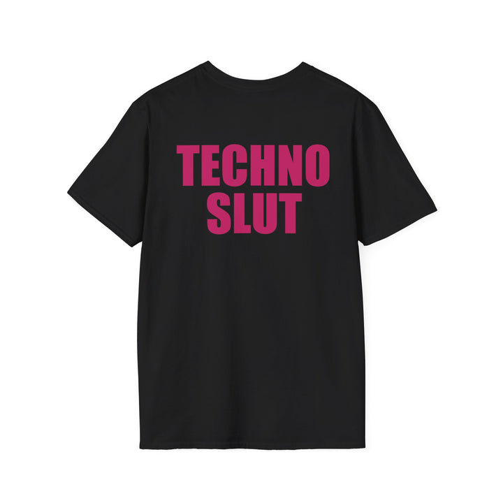 Techno Slut Pink and Black Tee Shirt