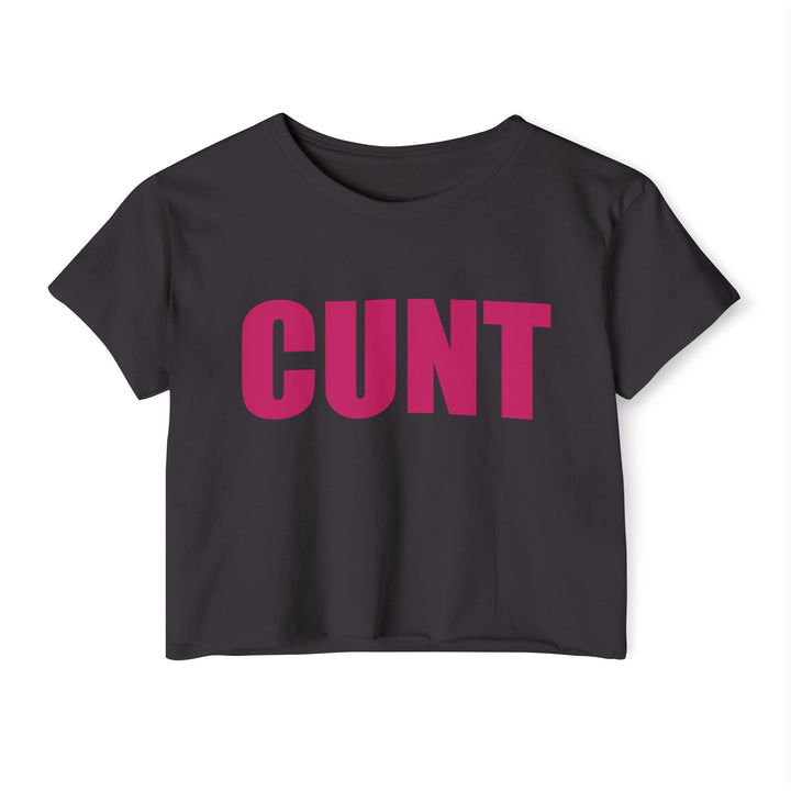 Cunt Pink Crop Top