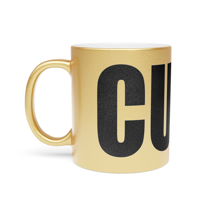 Gold Metallic Cunt Mug