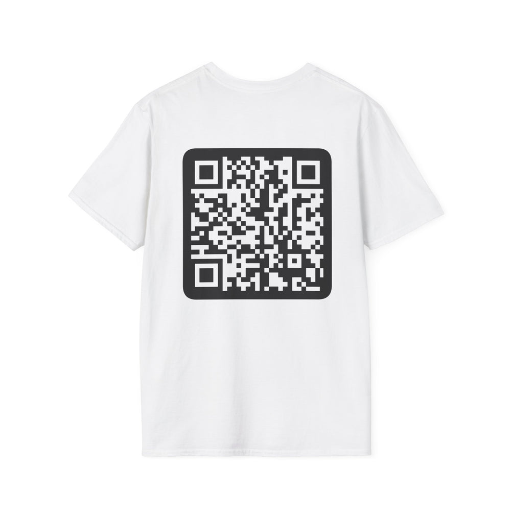 White Surprise QR Code Tee Shirt