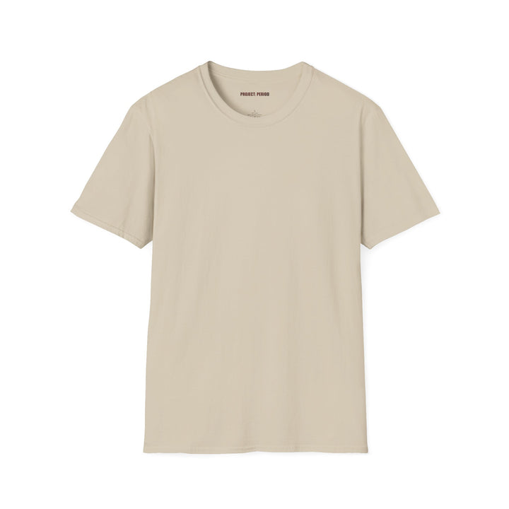 Tan Tee Shirt With French Writing 