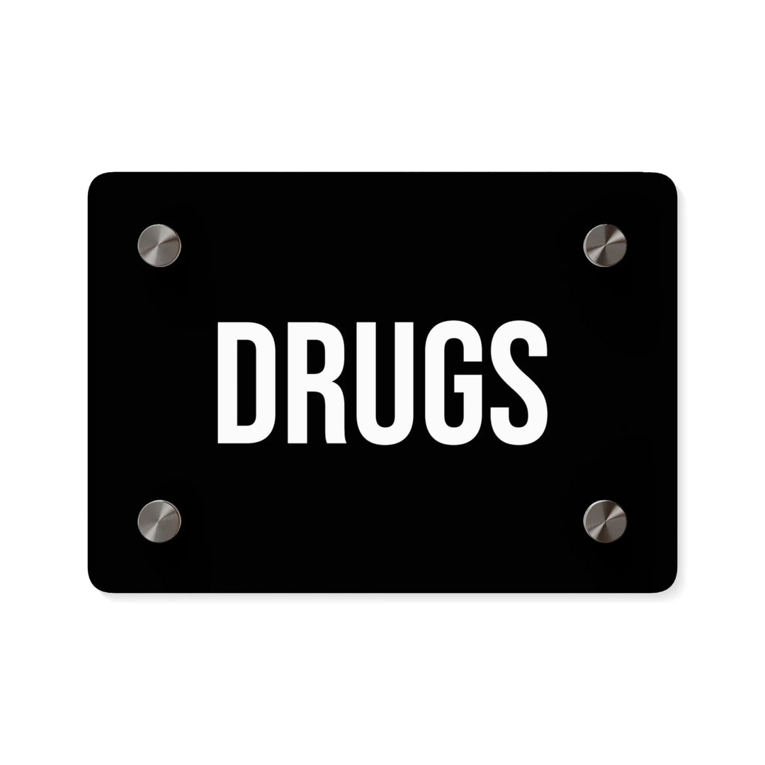 Drugs Acrylic Wall Art Panel