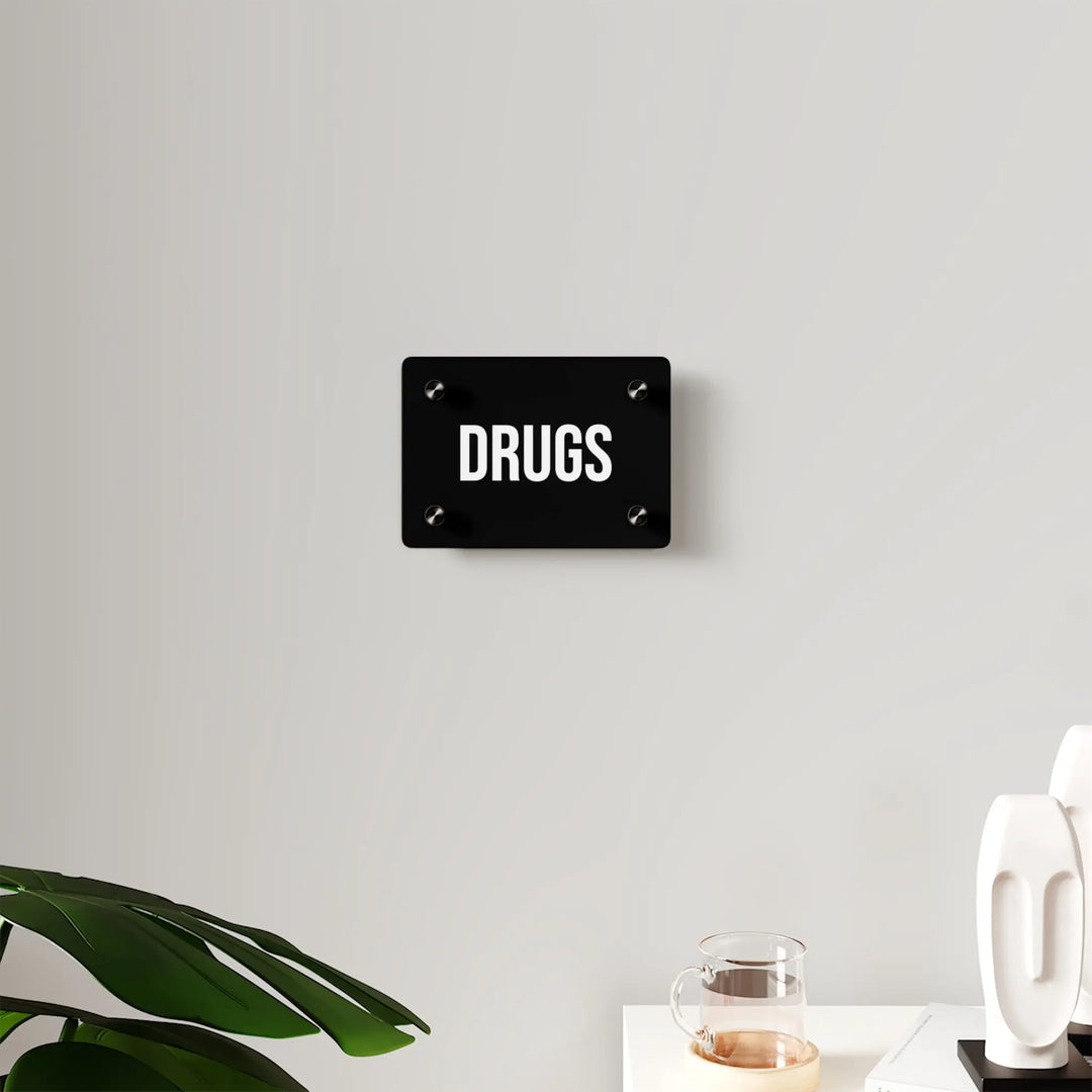 Drugs Acrylic Wall Art Panels Project Period