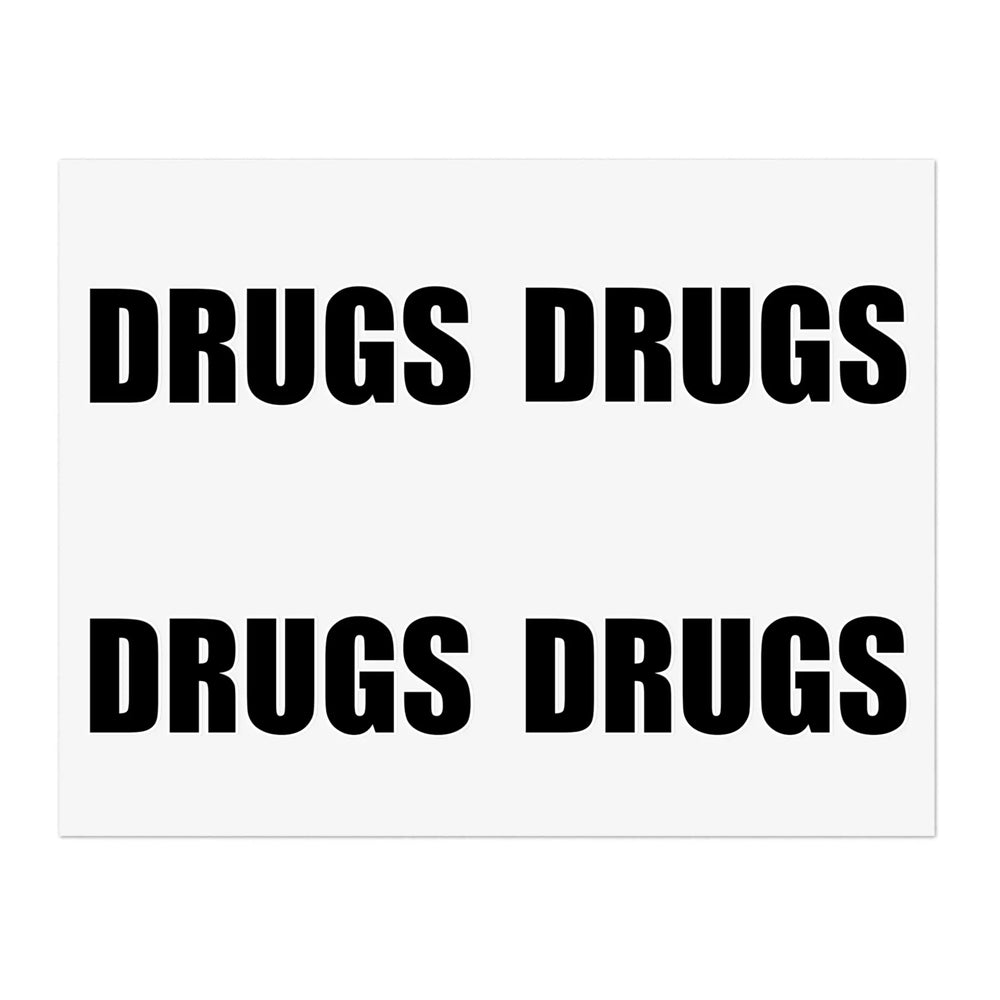 Drugs Sticker Sheets