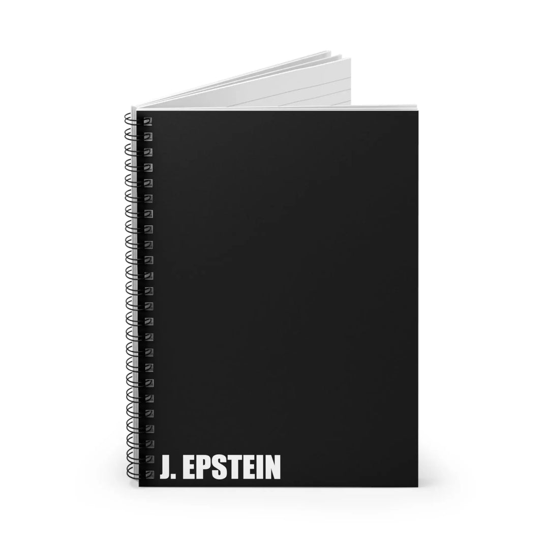 Epstein Black Spiral Notebook