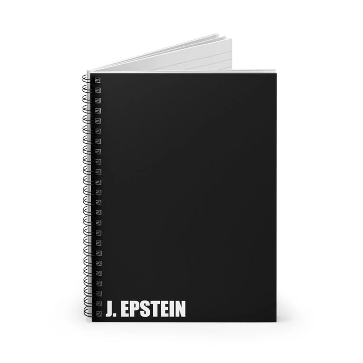 Epstein Black Spiral Notebook