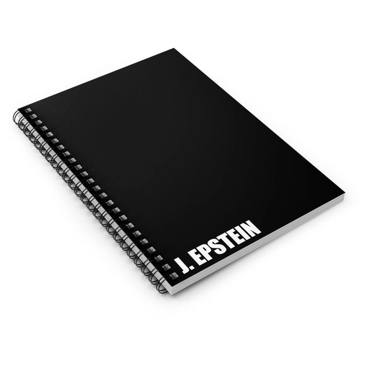 J Epstein Black Spiral Notebook