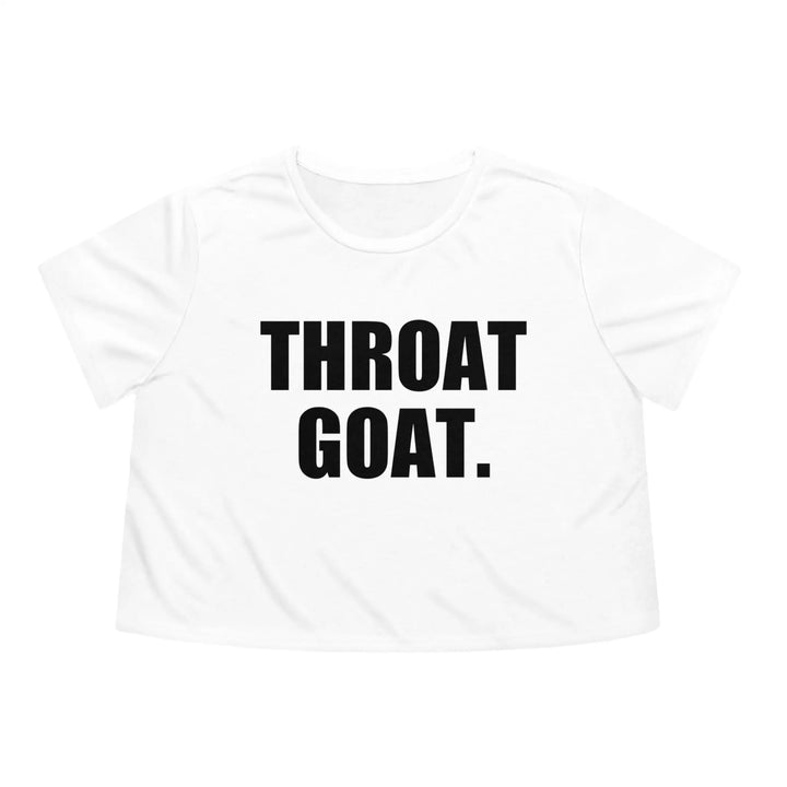 Throat Goat Cropped Tee Shirt