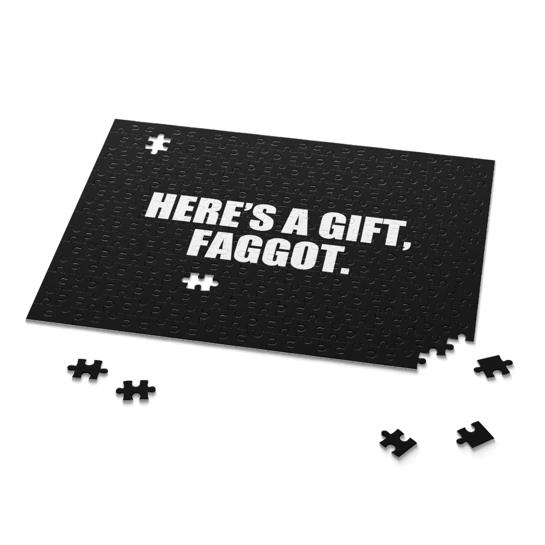 Here's A Gift Faggot Vulgar Puzzle