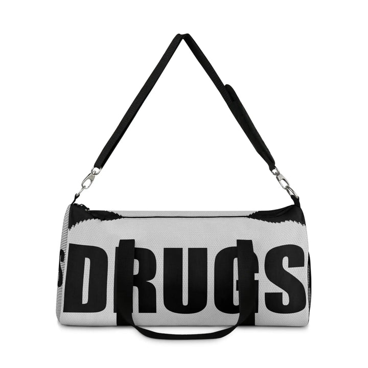 Drugs Grey Crossbody Duffle Bag