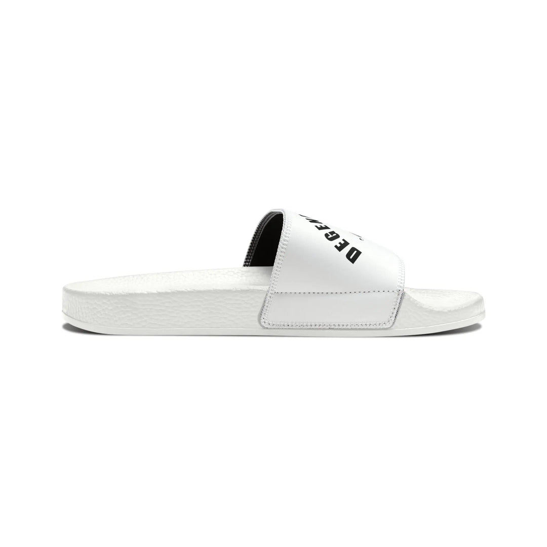 Degenerates Club White Slides