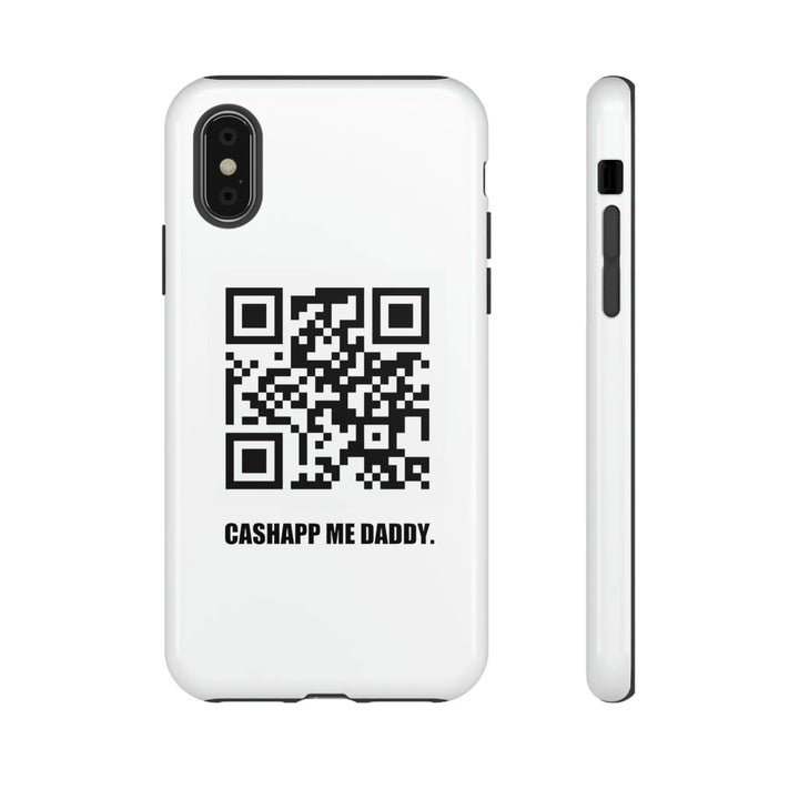 QR Code Cashapp Me Daddy Tough Phone Case